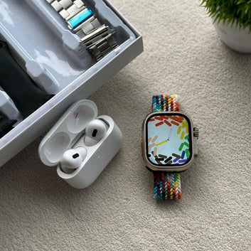 Ultra 19 Smart Watch With Earbuds And 7 Straps